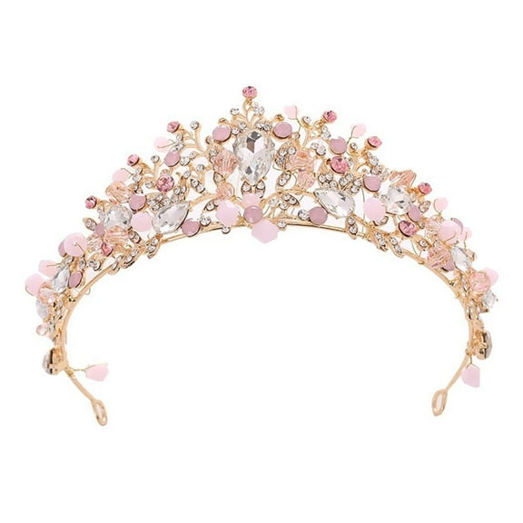 Girl Crystal Tiara Princess Crown Headband Wedding Party Hair Jewelr