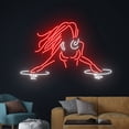thumbnail image 1 of Girl DJ Led Sign, DJ Lady Neon Light, DJ Woman Neon Sign, Music Player Led Light, Music Room Wall, 1 of 5
