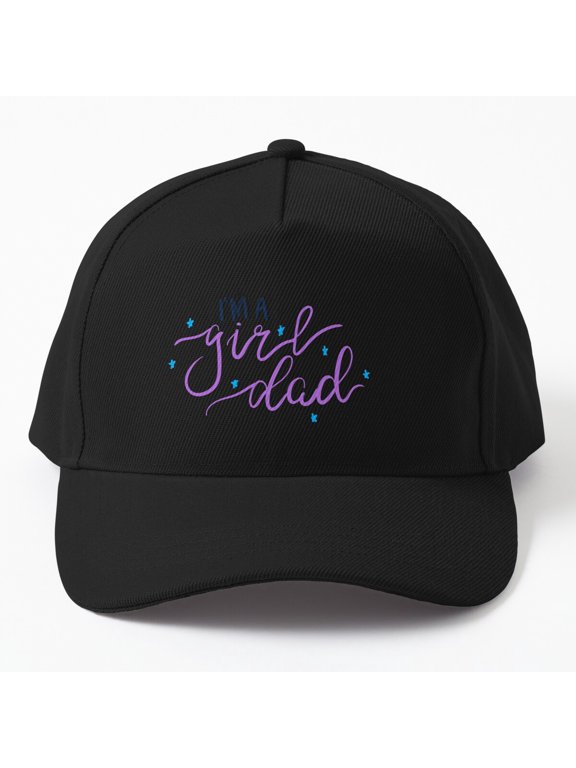 Girl Dad Baseball Cap, Father's Day Family Role Statement Graphic Design, Classic Hat