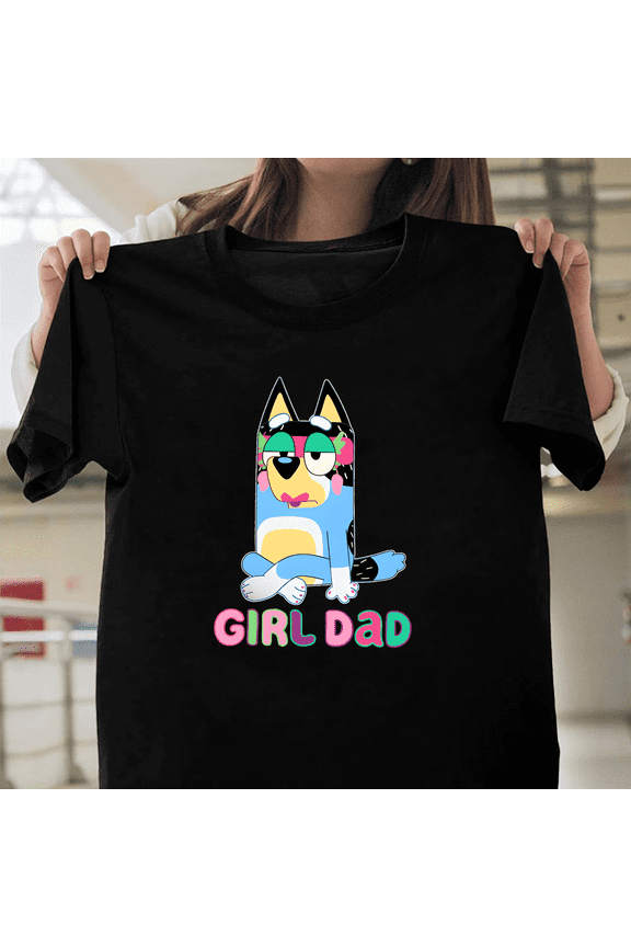 Girl Dad Strong Bond Father Daughter Fathers Day Gift Family Love Art V51317 Unisex T-Shirt, Size Up to 5XL