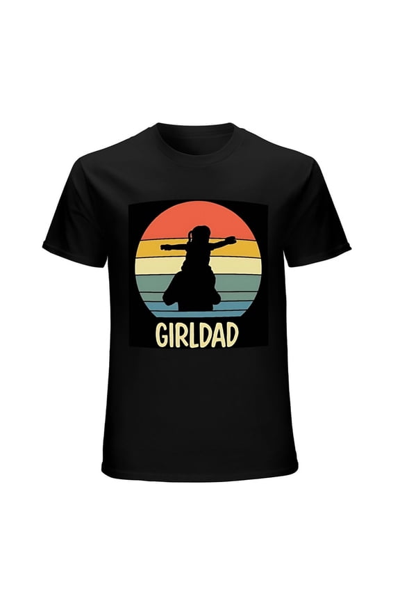 Girl Dad T-Shirt Father-Daughter Bonding Tee for Men