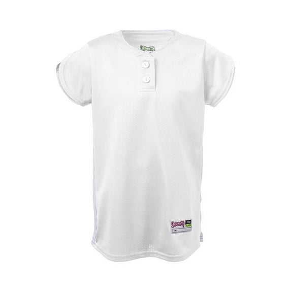Girl Designated Hitter Jersey, White - Large
