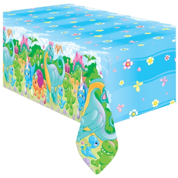 Girl Dinosaur Tablecloth 3 Pack - Girl Dinosaur Party Supplies