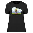 thumbnail image 1 of Girl Does Yoga In Nature T-Shirt Women -Image by Shutterstock, Female XX-Large, 1 of 2