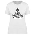 thumbnail image 1 of Girl Doing Yoga Design T-Shirt Women -Image by Shutterstock, Female Large, 1 of 2