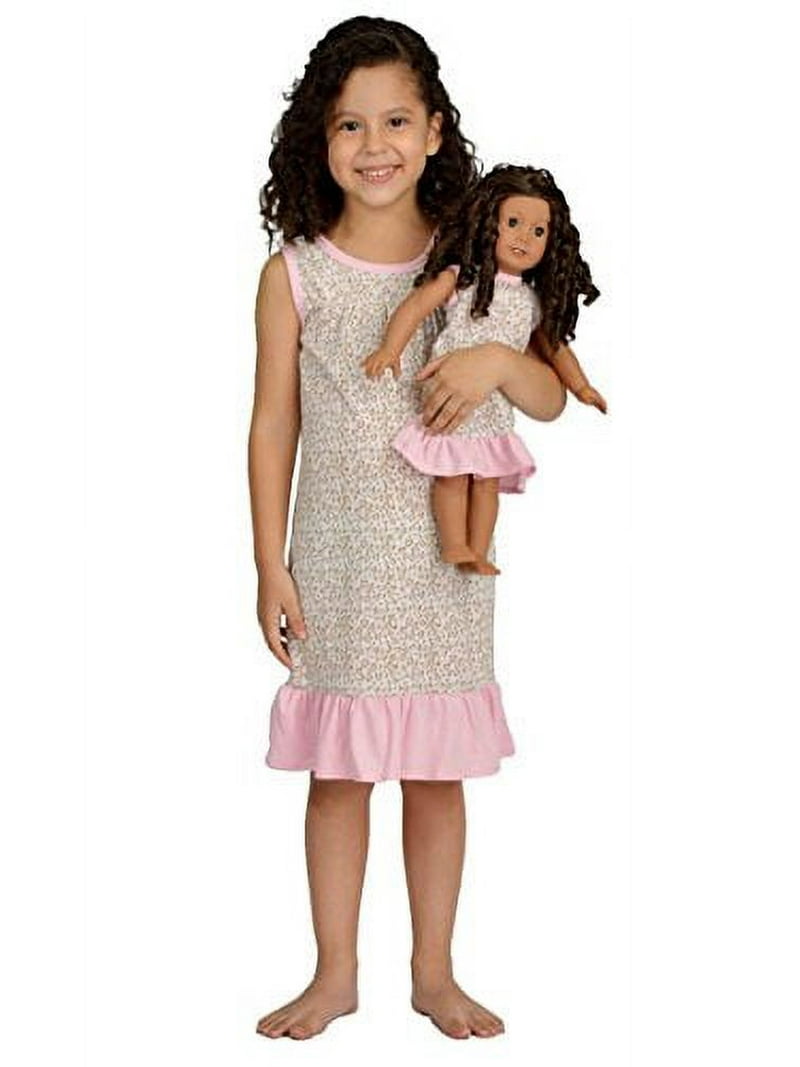 Baby Doll Clothes American Girl Matching Pajama Sets Girl Doll