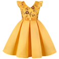 thumbnail image 1 of Girl Dress Gown Party Wedding Ruffles Princess Dress 2-10T, 1 of 7