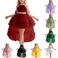 thumbnail image 1 of Girl Dress Layered Elegant Gown Cute Airy Unique Mesh Tulle for Pageant Charming Dress Set, 1 of 5