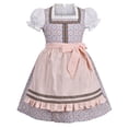 thumbnail image 1 of Sunny Fashion Girl Dress Pink German Dirndl Oktoberfest Beer Outfit Bavarian Festival 10 Years, 1 of 13