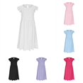 thumbnail image 1 of Girl Dress Sleeveless Elastic Waist Stylish Charming Sweet for Summer and Outdoor Gentle Dress Set, 1 of 5