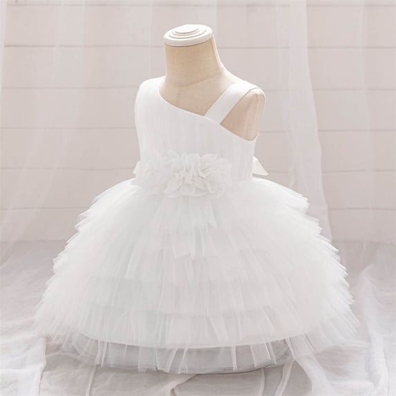 Girl Dress Summer Birthday Girl Dress Baby Fancy Girls Dresses 9-12 Months