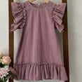 thumbnail image 1 of Girl Dresses Cartoon Birthday Dress Girls Kids Girls Rainbow Dress 5-6 Years, 1 of 7