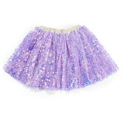 Girl Dresses Cute Kids Solid Tutu Ballet Skirts Fancy Party Skirt Summer Clothes Girls Holiday Dress Purple 3-8 Years