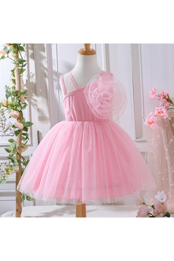 Girl Dresses Floral Birthday Girl Dress Kids Easter Dresses for Girls 4T