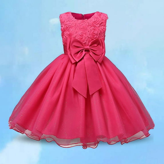 Girl Dresses Formal Dress for Girls RedBoho Dresses Children'S Day Dresses for Girls Ball Dresses for Girls Size 12-18 Month Girls Clothes
