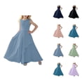 thumbnail image 1 of Girl Dresses Girls Princess Dress Girls Dresses For Elegant Sleeveless Round Neck Party Dress For Kids For Performances Weddings And Outdoor Events, 1 of 10