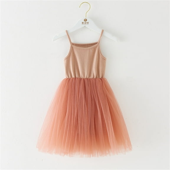 Girl Dress Ruffle Toddler Girl Tulle Dress Girls Summer Dresses Girls Birthday Dress Baby Dresses 6-7 Years Girl Fashion