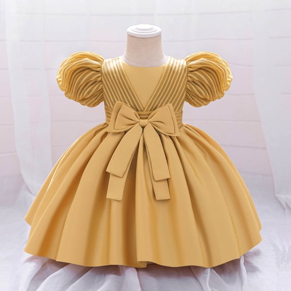 Girl Dresses Tutu Birthday Girl Dress Baby Junior Bridesmaid Dresses 3-6 Months