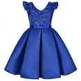 thumbnail image 1 of Girl Dresses for Wedding Birthday Pageant Tea Party Ruffles Formal Dresses 2-10Years, 1 of 1