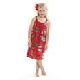 thumbnail image 1 of Girl Elastic Strap Dress Christmas Dress Santa Red, 1 of 3