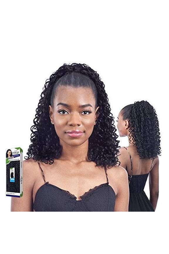 Girl - Equal Synthetic Drawstring Ponytail (1 Jet Black)