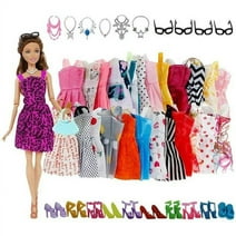 Girl Fashion Toy 32 Item/Set Doll Accessories Clothes For Doll