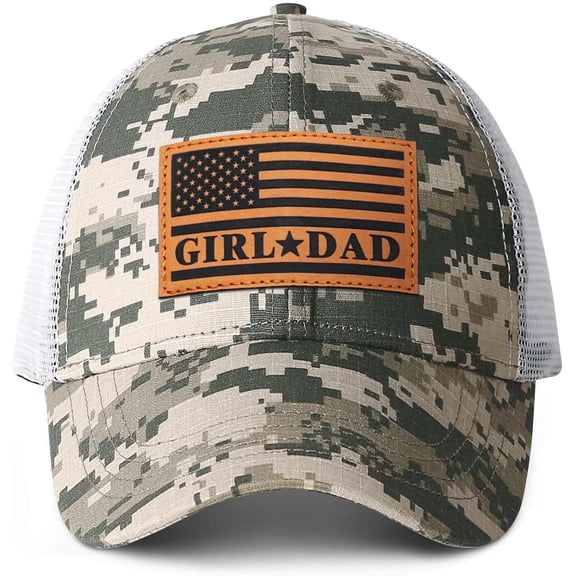 Girl Father Daddy Gifts Dad Hats for Men, Adjustable Dad Trucker Hat, Fathers Day Birthday Gifts from Daughter