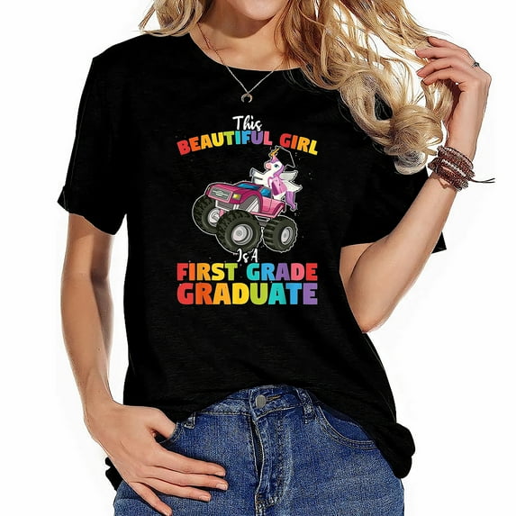 Girl First Grade Graduate First Grade Graduation T-Shirt