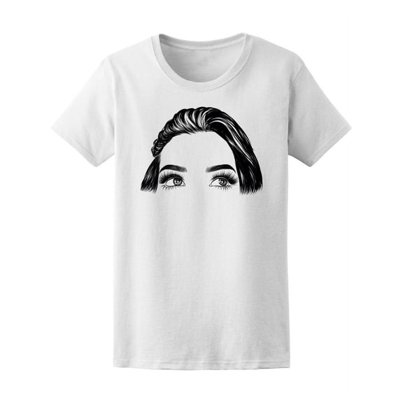 Girl Front View Cute Eyes Tee Women's -Image by Shutterstock