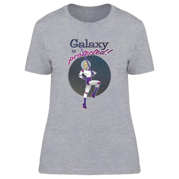 Girl Galaxy Is Protected T-Shirt Women -Image by Shutterstock, Female Small
