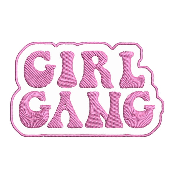 Girl Gang BFF Sisters 2.25" W x 2" T Iron/Sew On Decorative Patch