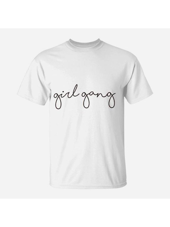 Girl Gang Women Funny Girl Mom TShirt