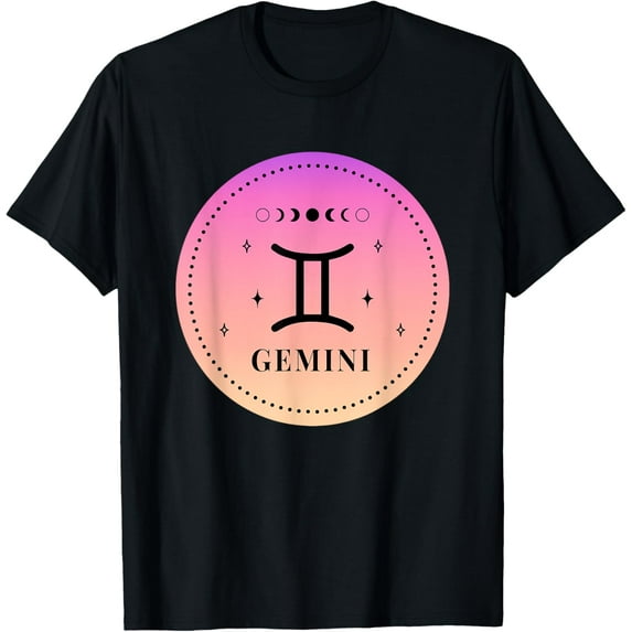 Girl Gemini Birthday Present Women Zodiac Sign Gemini T-Shirt