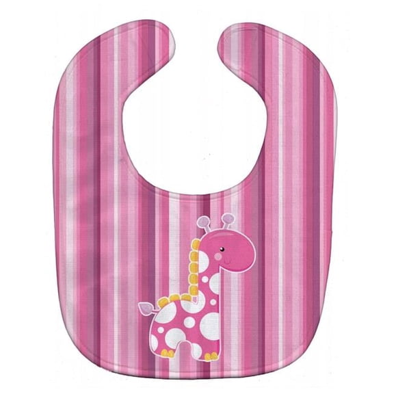 Girl Giraffe Baby Bib