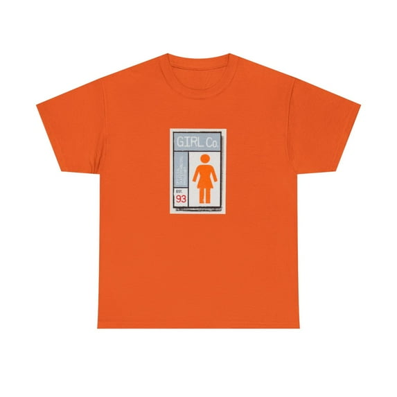 Girl Gridbox Skate 90s 00s Carroll Howard board Vintage Classic TShirt Print - Orange / S