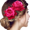 thumbnail image 1 of Girl Hair Clips Flower Hair Clips For Women Bride Headpieces For Wedding Floral Hair Headpiece For Brides Hair Accessories For Kids Womens Hair Clips Rose Fork Comb Miss Workout Headbands for Men Head, 1 of 3