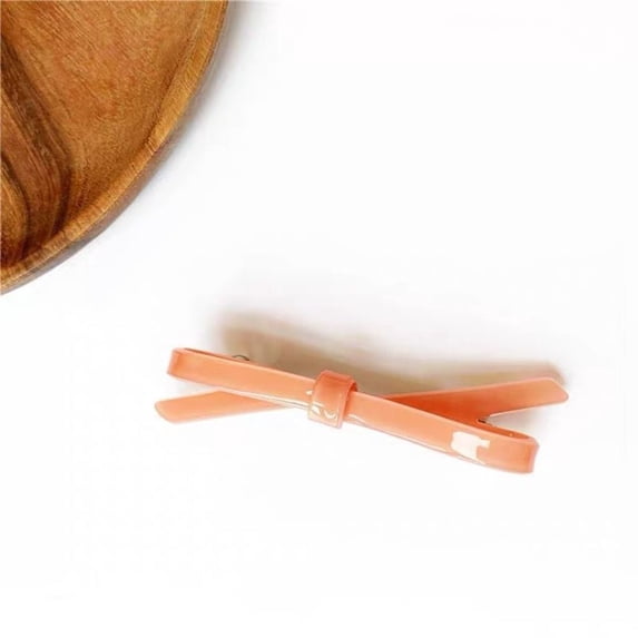 Girl Hairpin Bow Clip Bangs Hair Clip Back of Head Spring Clip Bow Hair Clip Acetic Acid Hair Clip 4