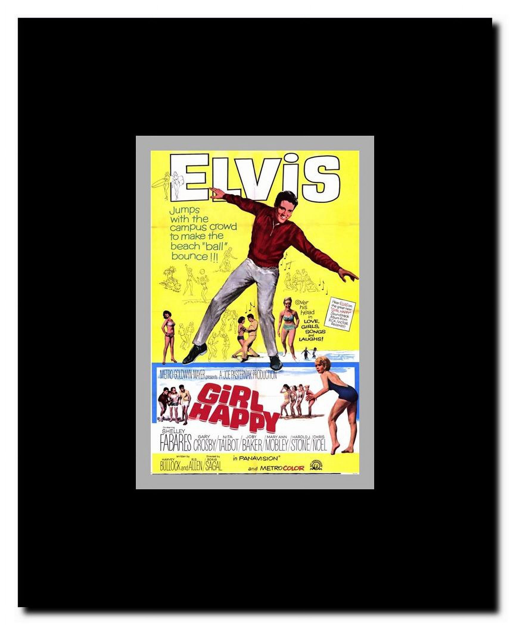 Girl Happy Framed Movie Poster