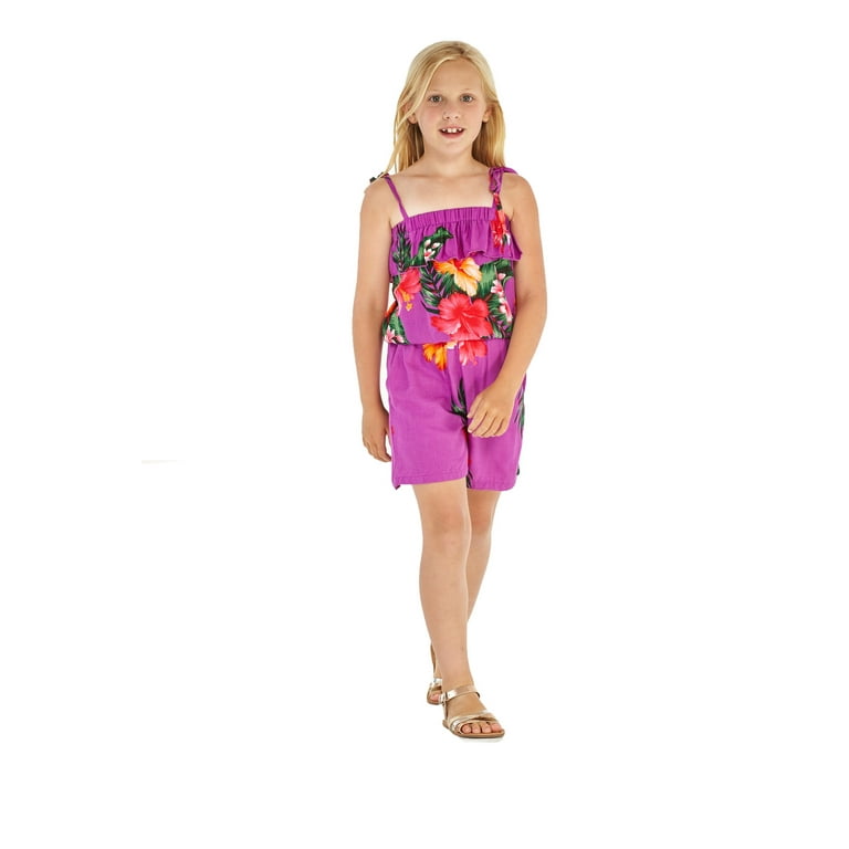 Girls hawaiian romper best sale