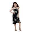 thumbnail image 1 of Girl Hawaiian Halter Dress in Pineapple Garden Black Size 4, 1 of 5
