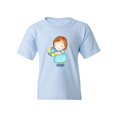 thumbnail image 1 of Girl Holding A Ball T-Shirt Juniors -Image by Shutterstock,  x-Large, 1 of 4