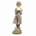 thumbnail image 1 of Hi-Line Gift Ltd. Girl Holding Bubble Lighted Garden Statue Solar Powered LEDs, 1 of 4