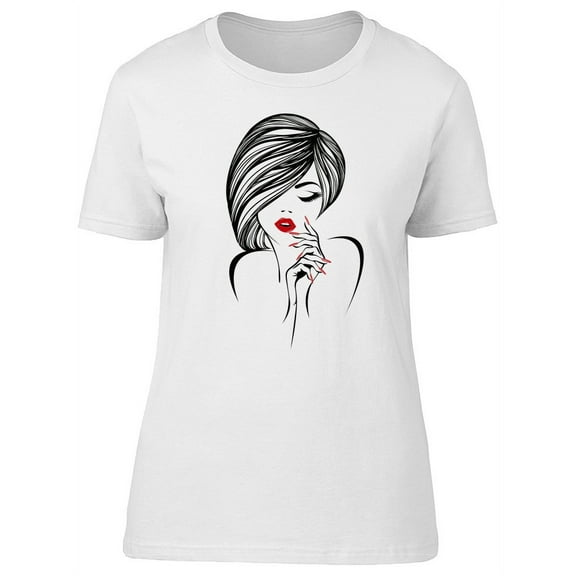 Girl Holding Hands Style Tee Women's -Image by Shutterstock