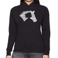 thumbnail image 1 of Girl Horse - Women's Word Art Hooded Sweatshirt, 1 of 2