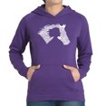 thumbnail image 1 of Girl Horse - Women's Word Art Hooded Sweatshirt, 1 of 2