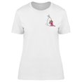 thumbnail image 1 of Girl Hugging A Giant Rabbit Tee Women's -Image by Shutterstock, 1 of 2