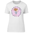 thumbnail image 1 of Girl In Butterfly Costume T-Shirt Women -Image by Shutterstock, Female Large, 1 of 2
