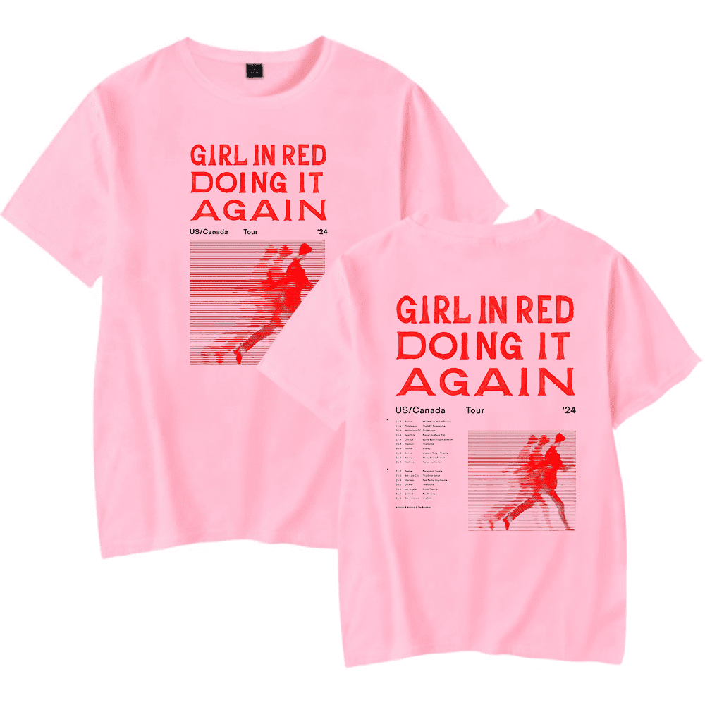 Girl In Red Merch Doing It Again World Tour 2024 Tshirt Fan Merch Suit