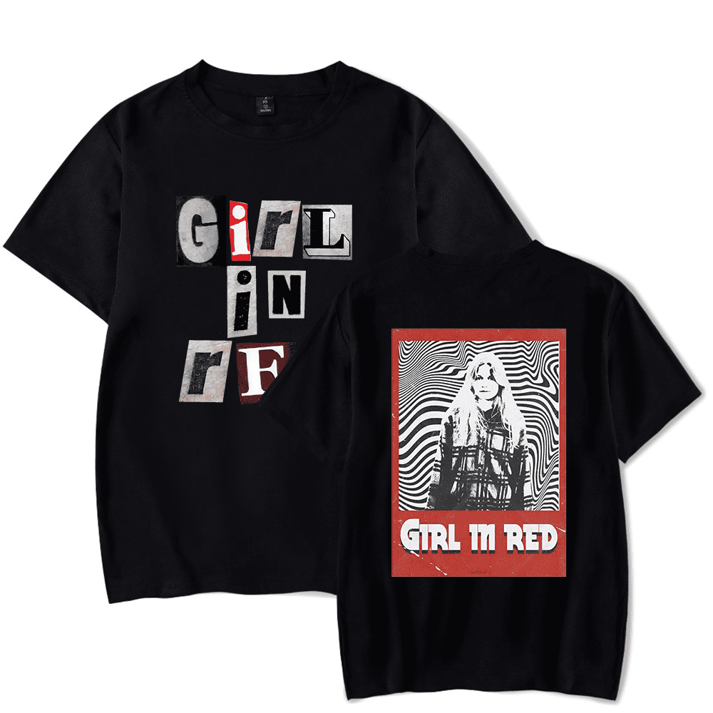 Girl In Red Merch T shirt New Print Tee Short Sleeve For Men Women