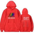 thumbnail image 1 of Girl In Red Rainbow Silhouette Itin Hoodies Merch Women Men Popular Graphics Unisex Trendy Casual Streetwear, 1 of 4